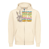 Sandshell some things are better left unsaid Zipper Hoodie - MaliasSmallBusiness