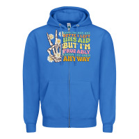 True Royal some things are better left unsaid Zipper Hoodie - MaliasSmallBusiness