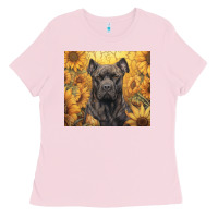 Bubblegum Pink cane corso Ladies Tee - Unal Design
