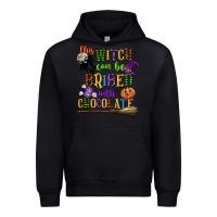 Black this witch can be bribed with chocolate Urban Hoodie - CowGirlArtShop