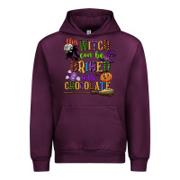 Mauve Wine this witch can be bribed with chocolate Urban Hoodie - CowGirlArtShop