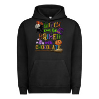 Pigment Black this witch can be bribed with chocolate Urban Hoodie - CowGirlArtShop