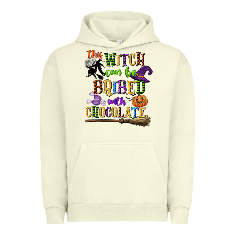 This Witch Can Be Bribed With Chocolate Urban Hoodie by CowGirlArtShop | Teevron