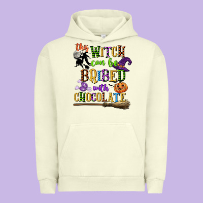 This Witch Can Be Bribed With Chocolate Urban Hoodie Designed By Cowgirlartshop