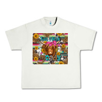 Pistachio just a little moody long haired cow Urban Heavy Tee - Jasminsmagicworld