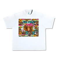White just a little moody long haired cow Urban Heavy Tee - Jasminsmagicworld