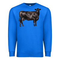 True Royal black angus cow Premium Sweatshirt - LillyAllenDesigns