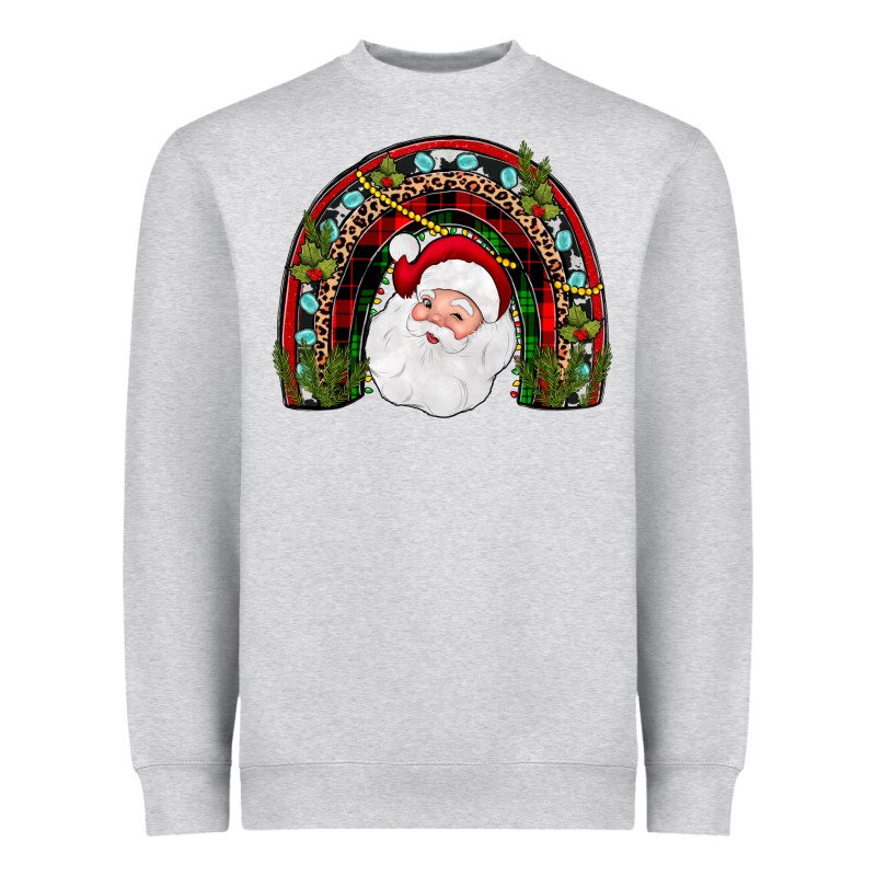 Santa Rainbow Heavyweight Sweatshirt by JahusDesignShop | Teevron