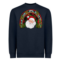 Navy santa rainbow Heavyweight Sweatshirt - JahusDesignShop