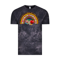 Cloud Black back to school rainbow Vintage Tee - AdoDesignShop