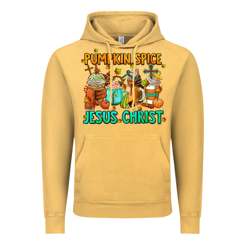 Pumpkin Spıce Jesus Christ Coffee Cups Vintage Hoodie by AdoDesignShop | Teevron