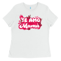 White te amo mama Ladies Tee - JahusDesignShop