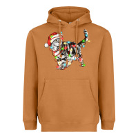 Meerkat christmas american shorthair cat Heavyweight Hoodie - LillyAllenDesigns