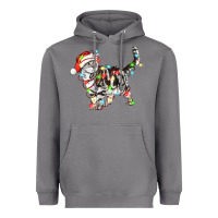 Storm christmas american shorthair cat Heavyweight Hoodie - LillyAllenDesigns