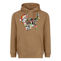 Toasted Coconut christmas american shorthair cat Heavyweight Hoodie - LillyAllenDesigns