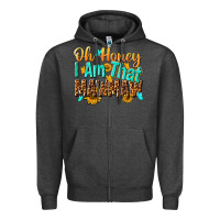 Charcoal Heather oh honey i am that mawmaw nca Zipper Hoodie - NancyCooperArtShop