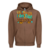 Chestnut oh honey i am that mawmaw nca Zipper Hoodie - NancyCooperArtShop