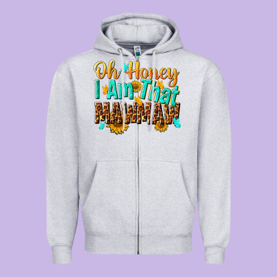 Oh Honey I Am That Mawmaw Nca Zipper Hoodie Designed By Nancycooperartshop