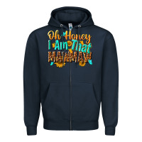 Navy oh honey i am that mawmaw nca Zipper Hoodie - NancyCooperArtShop