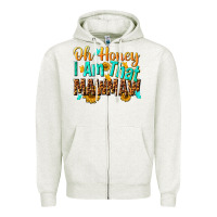 Oatmeal Heather oh honey i am that mawmaw nca Zipper Hoodie - NancyCooperArtShop