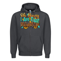 Smoke oh honey i am that mawmaw nca Zipper Hoodie - NancyCooperArtShop