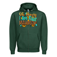 Sports Green oh honey i am that mawmaw nca Zipper Hoodie - NancyCooperArtShop
