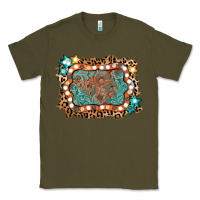 Army Green light western frame Classic Tee - AdoDesignShop