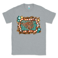 Heather Grey light western frame Classic Tee - AdoDesignShop