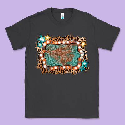 Light Western Frame Classic Tee Designed By Adodesignshop