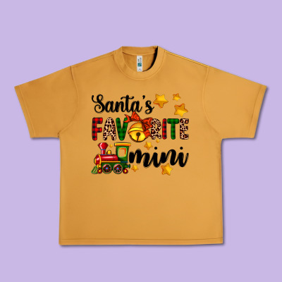Santa's Favorite Mini Urban Heavy Tee Designed By Adodesignshop