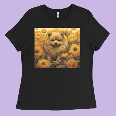 Chow Chow Ladies Tee Designed By Unal Design