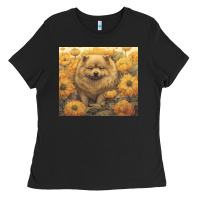 Black chow chow Ladies Tee - Unal Design