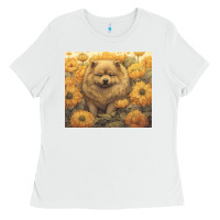 White chow chow Ladies Tee - Unal Design