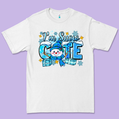 Premium Tee im snow cute