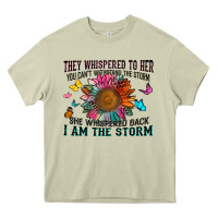 They Whispered To Her You Can't Withstand The Stor Heavy Core Tee | Teevron