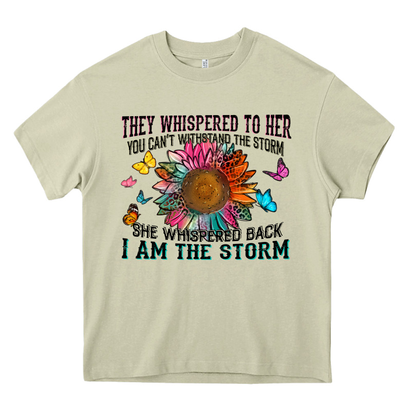 They Whispered To Her You Can't Withstand The Stor Heavy Core Tee by Zillion Design Studio | Teevron