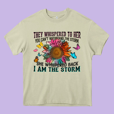 They Whispered To Her You Can't Withstand The Stor Heavy Core Tee Designed By Zillion Design Studio