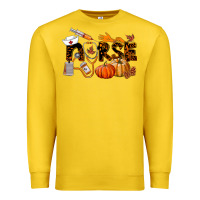 Lemon Fall Nurse Premium Sweatshirt - LillyAllenDesigns