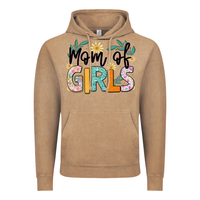 Mom Of Girls Vintage Hoodie by JahusDesignShop | Teevron
