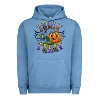 Pigment Pebble Blue trick or treat Urban Hoodie - CowGirlArtShop