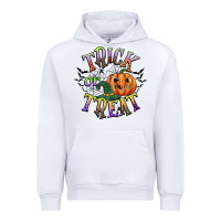 White trick or treat Urban Hoodie - CowGirlArtShop