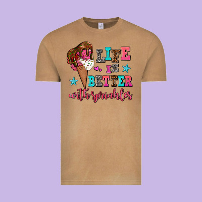 Life Is Better With Sprinkles Vintage Tee Designed By Adodesignshop