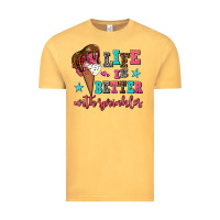 Vintage Mustard life is better with sprinkles Vintage Tee - AdoDesignShop