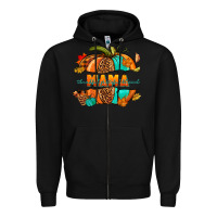 Black Thankful grateful blessed mama pumpkin Zipper Hoodie - NancyCooperArtShop