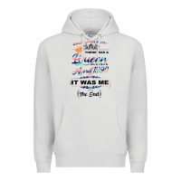 Dove Grey The Queen Reigning Since 1990 Premium Hoodie - Bettercallsaul
