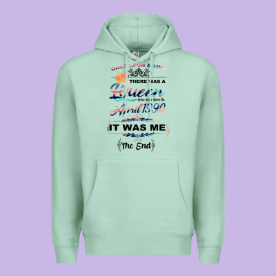 The Queen Reigning Since 1990 Premium Hoodie Designed By Bettercallsaul