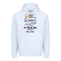 White The Queen Reigning Since 1990 Premium Hoodie - Bettercallsaul