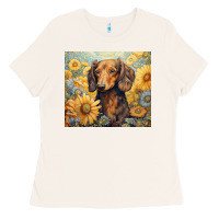 Bone dachshund Ladies Tee - Unal Design