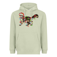 Matcha christmas christmas maine coon cat cat Heavyweight Hoodie - LillyAllenDesigns