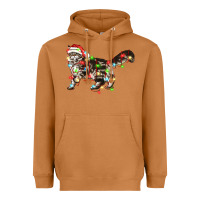 Meerkat christmas christmas maine coon cat cat Heavyweight Hoodie - LillyAllenDesigns